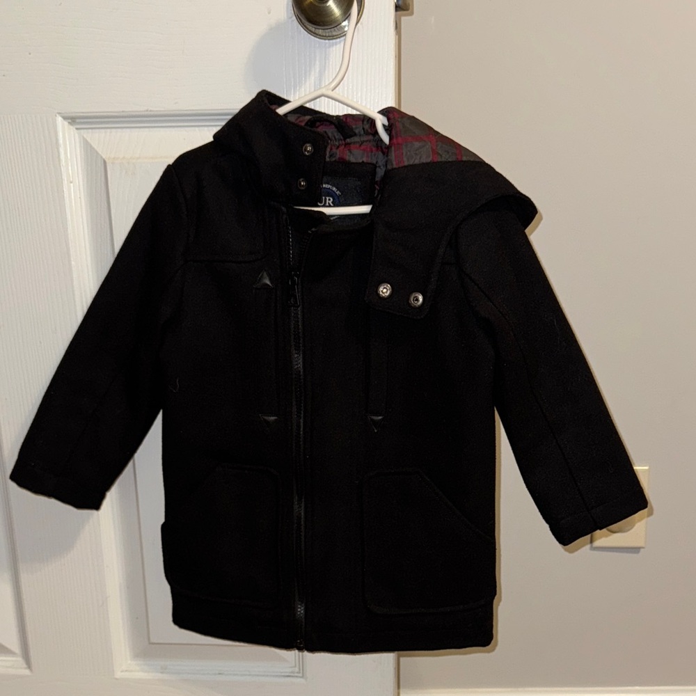 Urban Republic Classic Black Kids Pea Coat